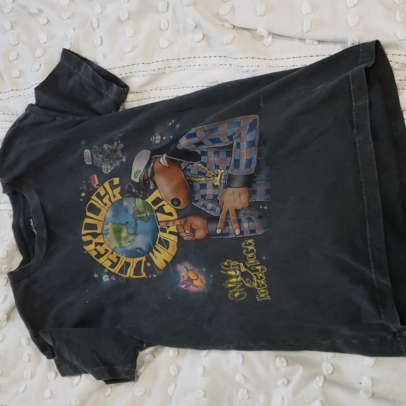 Abercrombie & Fitch soft A&F snoop doggy dog “doggy dog world” graphic tee small - Picture 1 of 2